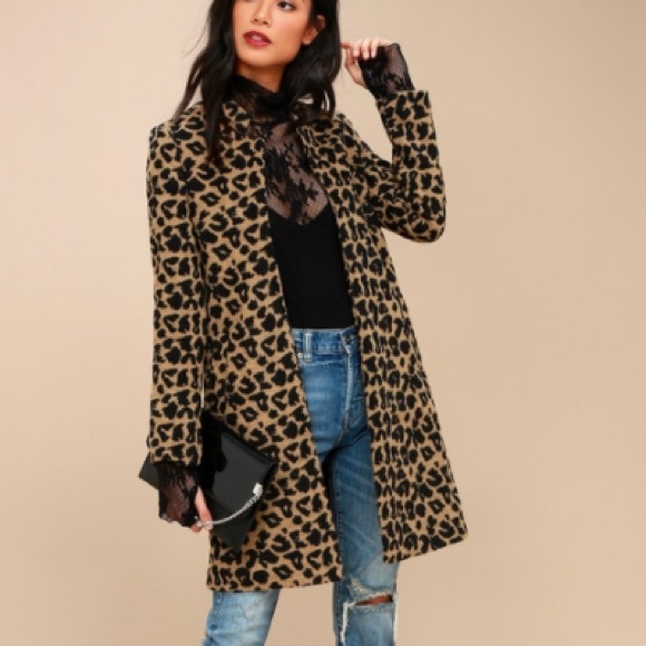 Lulus leopard print coat - Picture 2 of 2